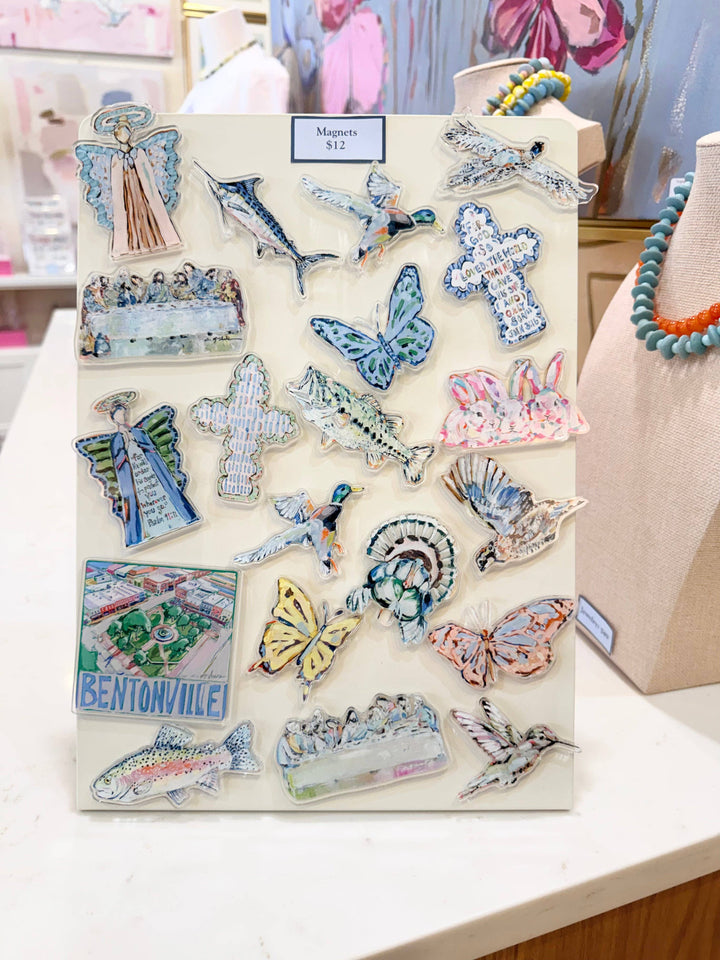 Hummingbird Acrylic Magnet