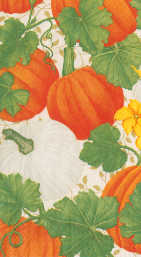 Pumpkin Chintz Napkins