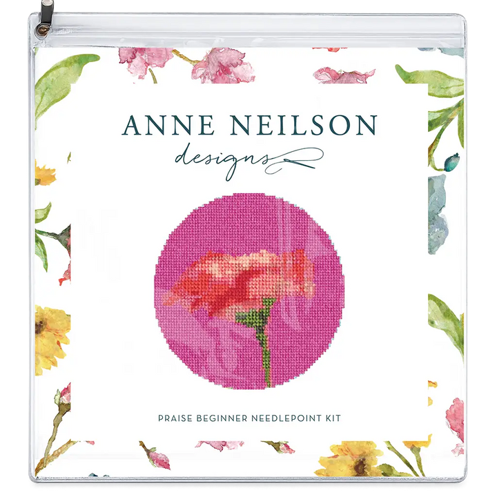 Praise Floral Design | Beginner Needlepoint Kit