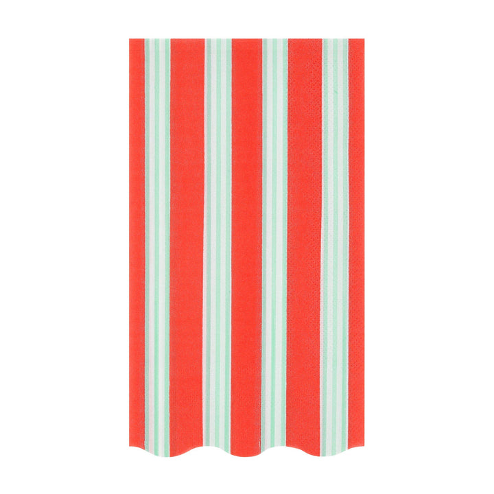 Festive Stripe Guest Towels