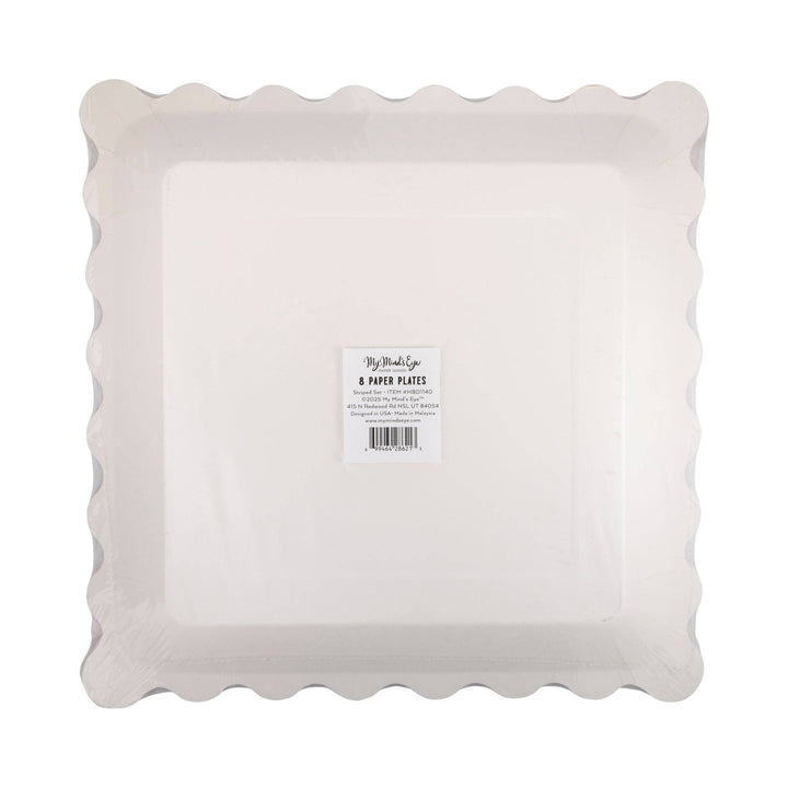 Colorful Striped Plate Set