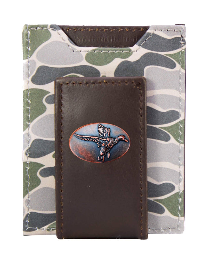 Mallard Men's Magnetic Front Pocket Wallet