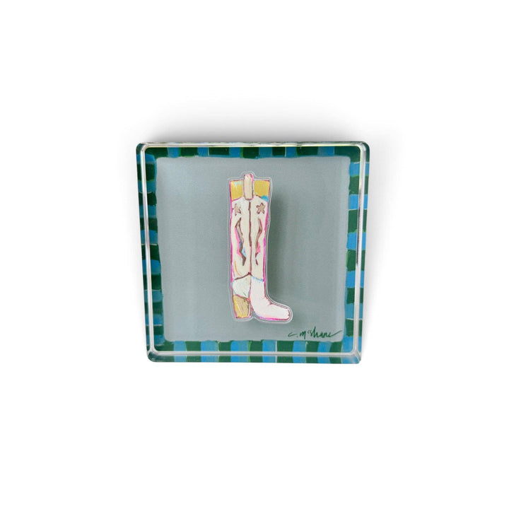 Cowgirl Boot Acrylic Magnet