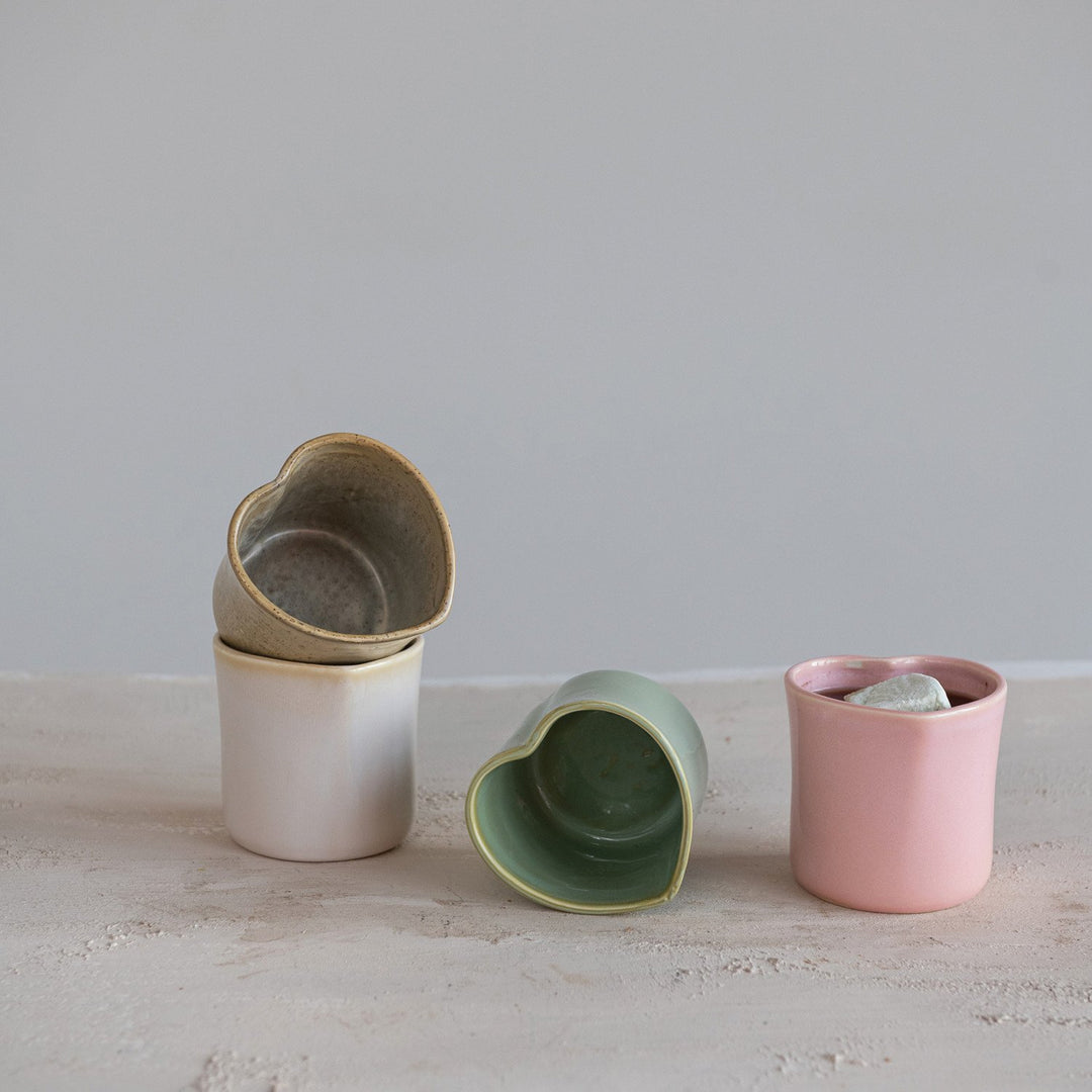 Stoneware Handle-less Mug