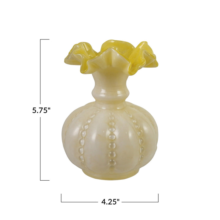 Ruffled Vase