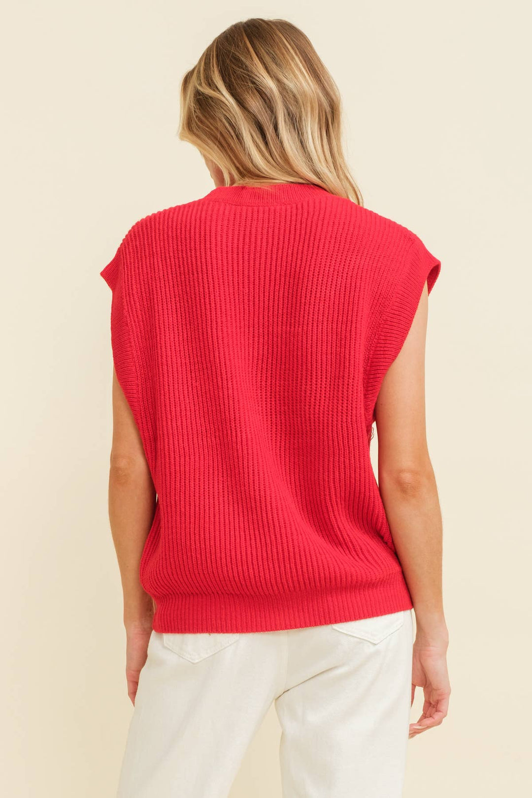 Rebels Sleeveless Sweater Top