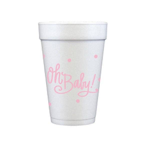 Pink Oh Baby Cups