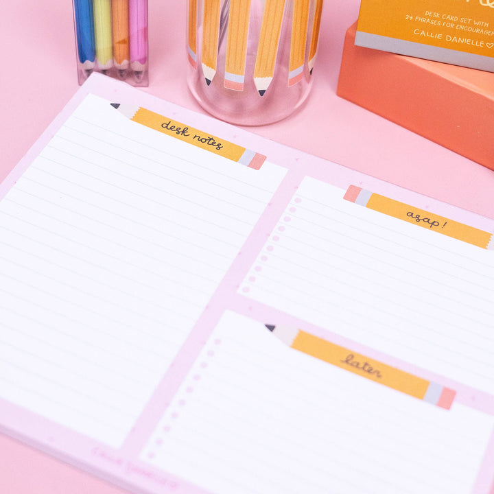 Pencil To-Do Desk Notepad