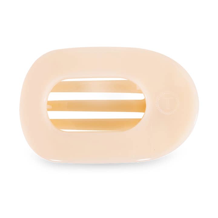 Teleties Biege Flat Hair Clip