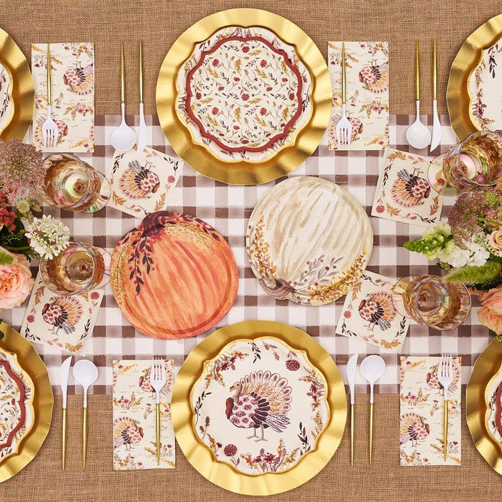 Amber Harvest Dinner Plates
