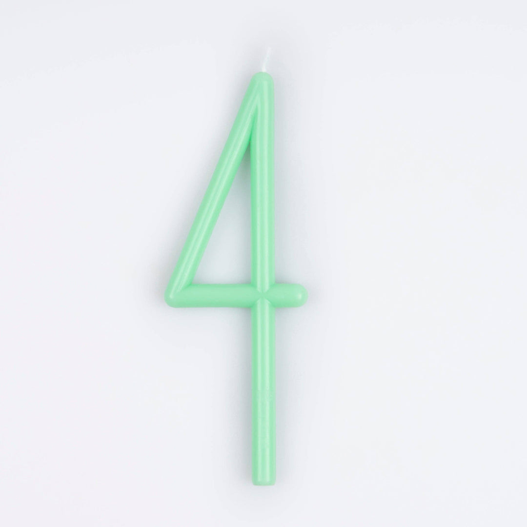 Slim Number Candles