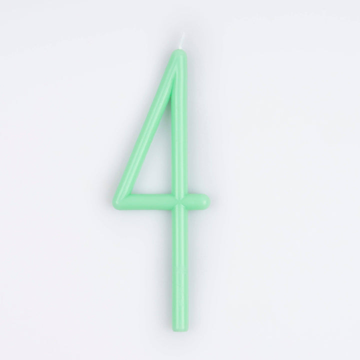 Slim Number Candles