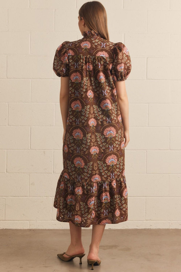 Fall Floral Dress