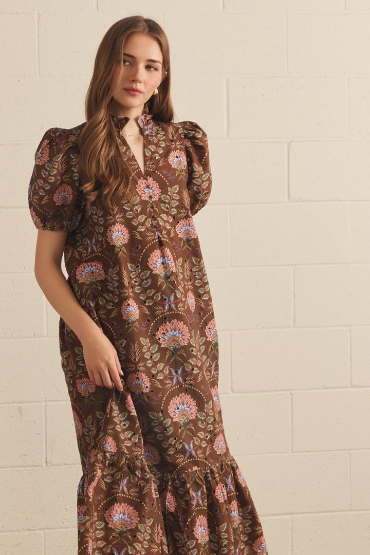 Fall Floral Dress