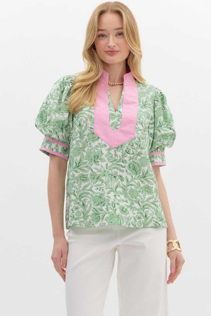 Beaufort Blooms Top