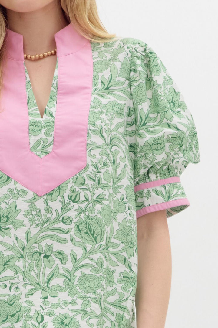 Beaufort Blooms Top