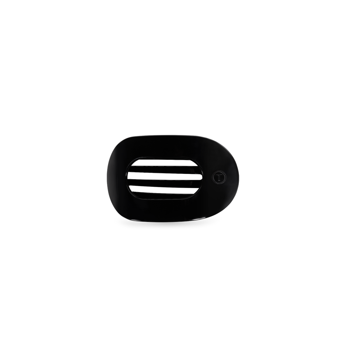 Jet Black | Tiny | Flat Round Clip