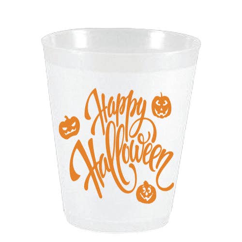 Happy Halloween Pumpkins Frost Flex Cups