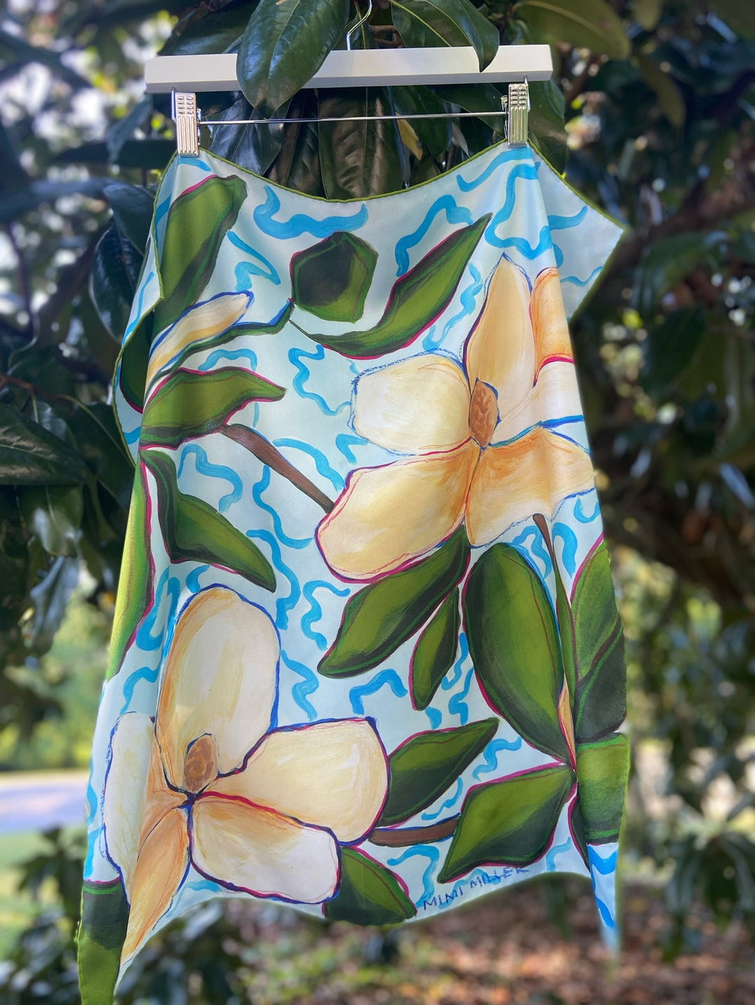 Delta Magnolia Silk Scarf | Mimi Miller