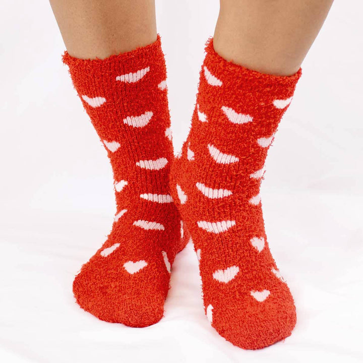 Women's Hearts Socks - One Size