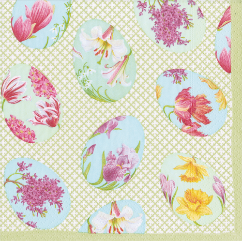 Floral Eggs Napkin