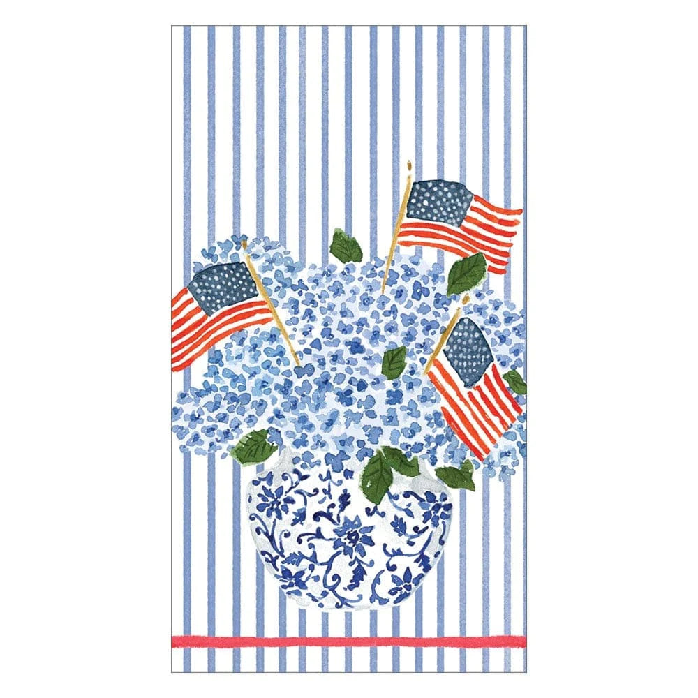 Flags and Hydrangeas Napkins