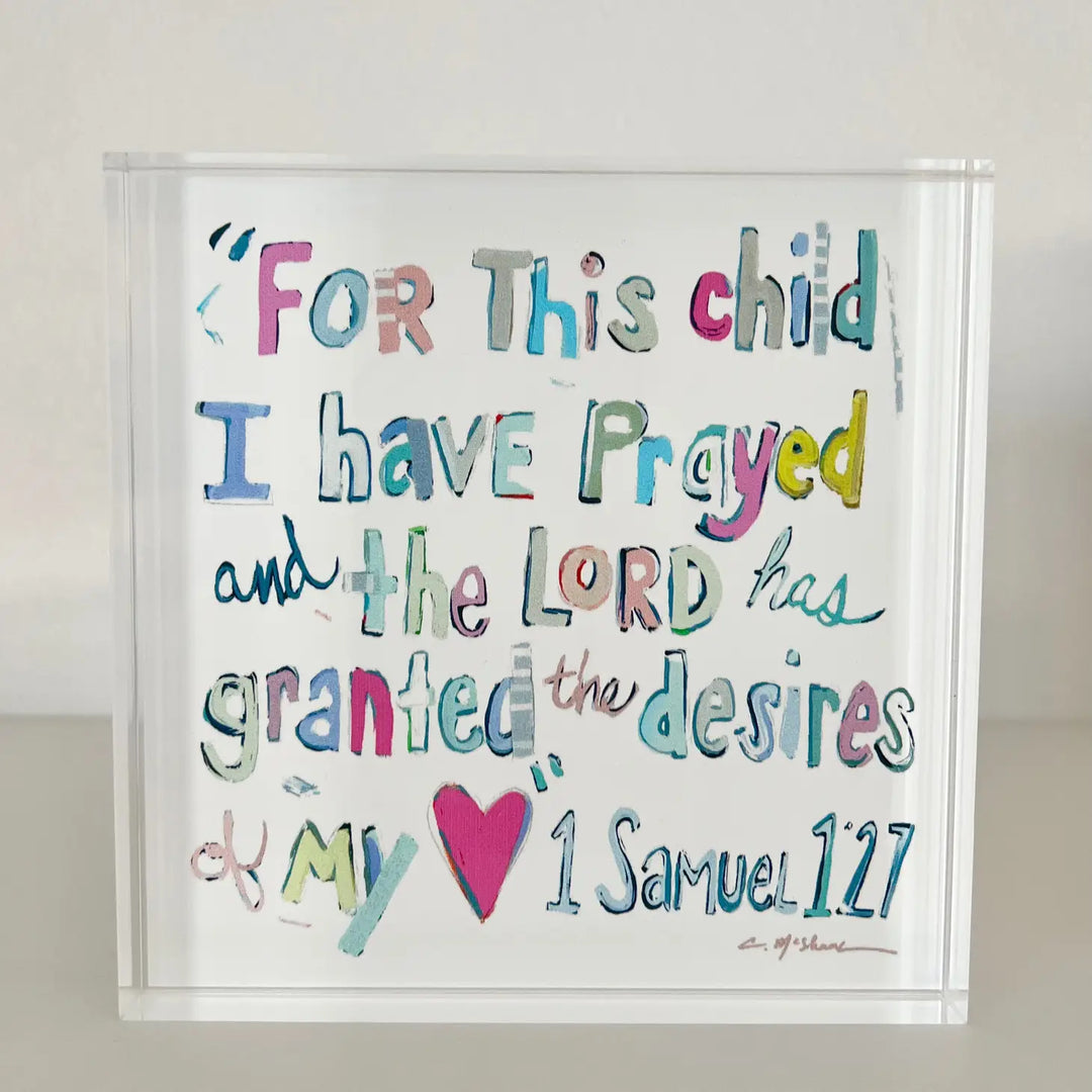 Scripture Acrylic Blocks