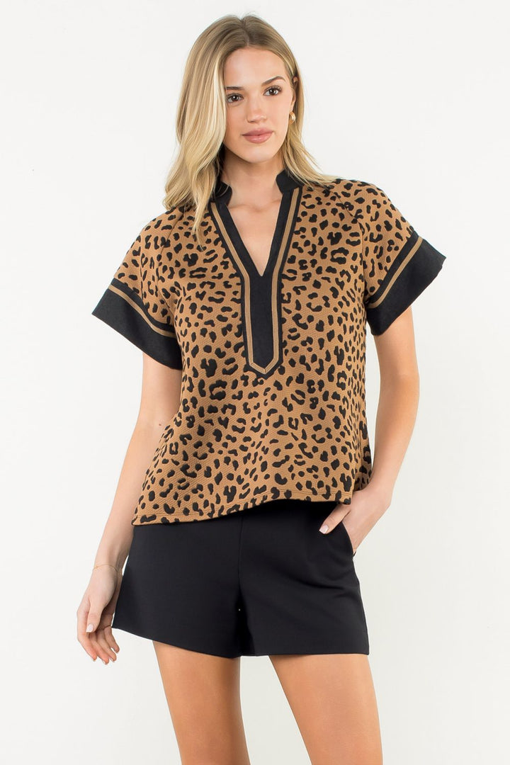 Chelsi Cheetah Top