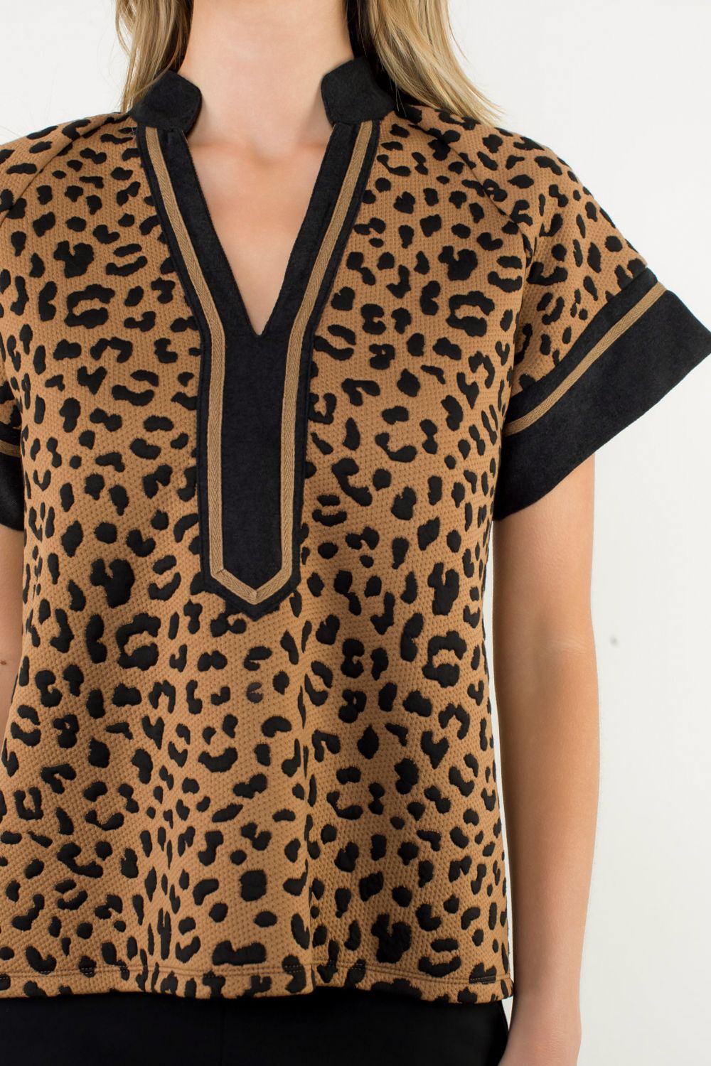Chelsi Cheetah Top