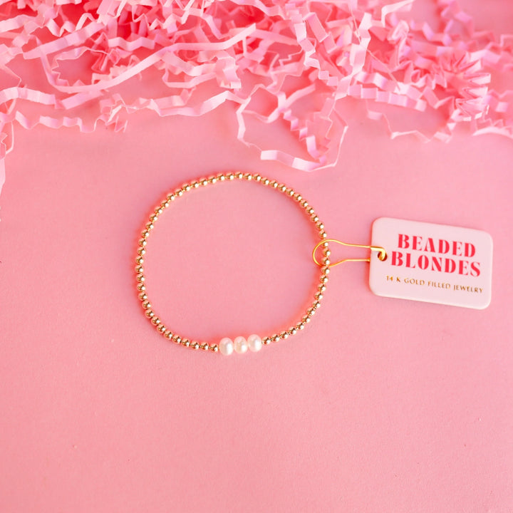 Gold Filled Beaded Bracelets