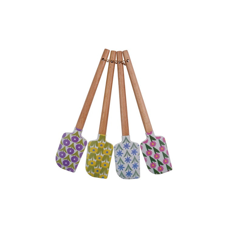 S/4 8-3/4"L Silicone & Wood