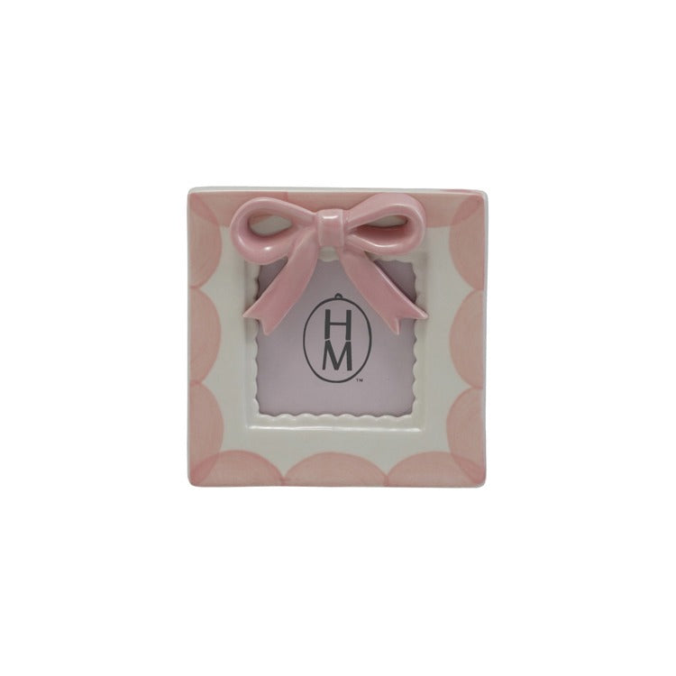 4-1/2" Sq Stoneware Photo Frame
