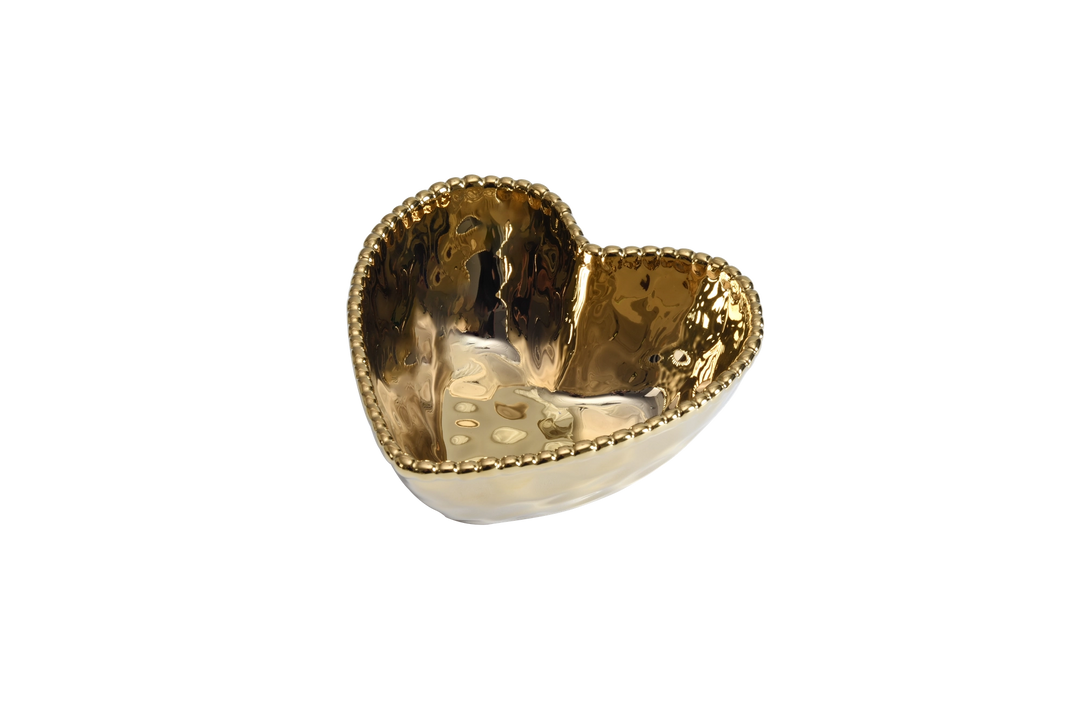 Gold Heart Bowl