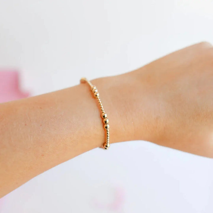 Gold Filled Beaded Bracelets