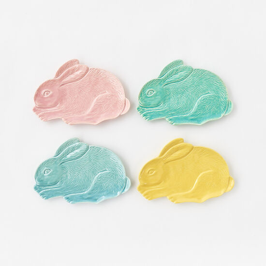 Embossed Bunny Plate