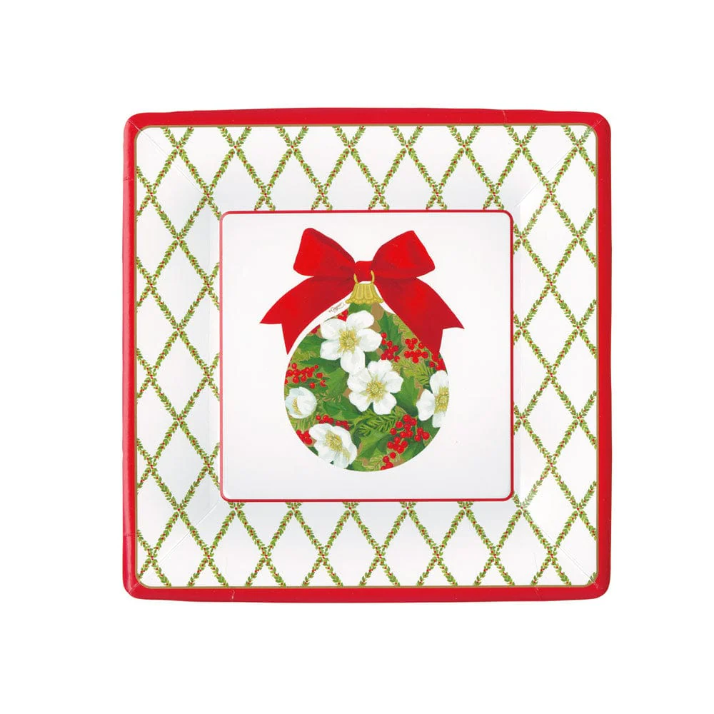 Grosgrain Square Salad/Dessert Plate