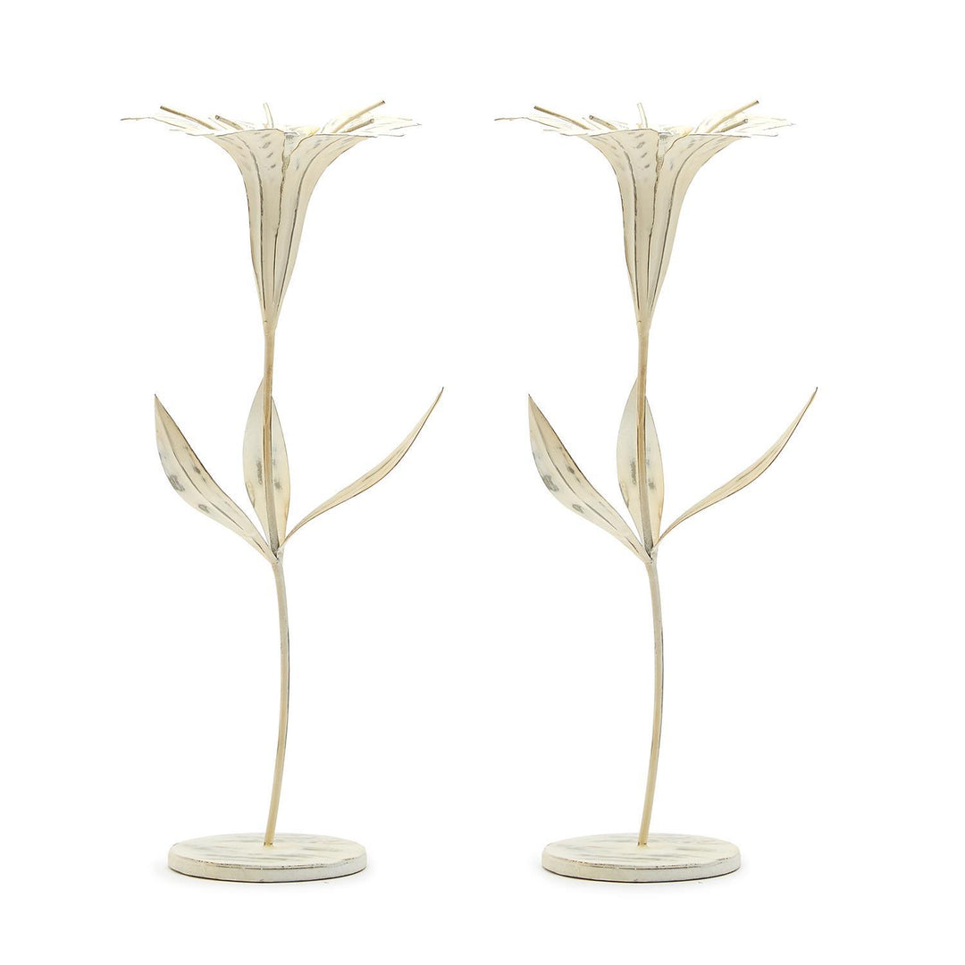 Blooming Flower Candleholders