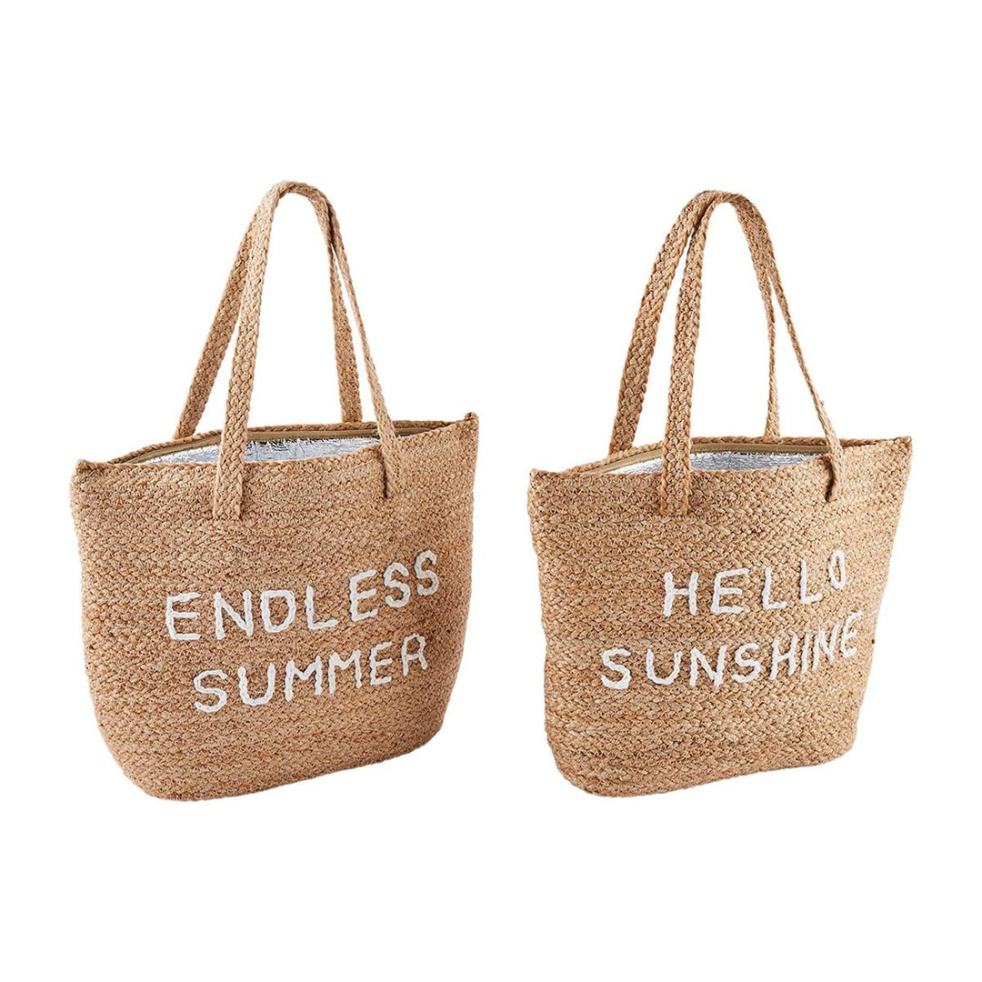 Jute Cooler Tote