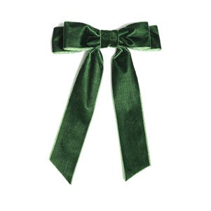 Velvet Bow Clip