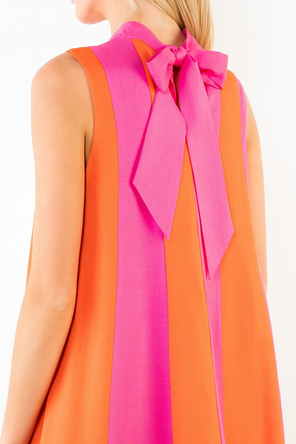 Sunset Sleeveless Colorblock Dress