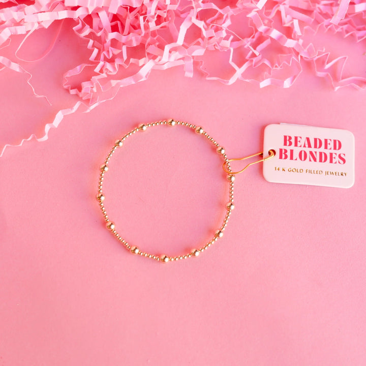 Gold Filled Beaded Bracelets