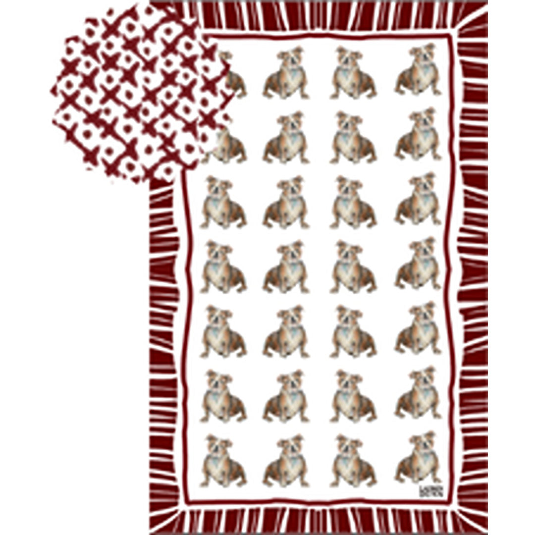 Game Day Bulldog in Starkville Double Sided Tea To