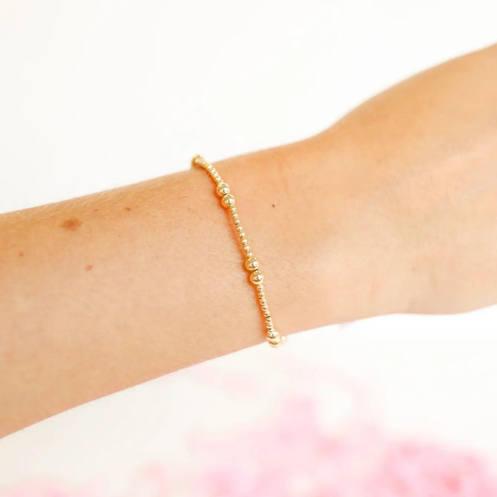 Gold Filled Beaded Bracelets