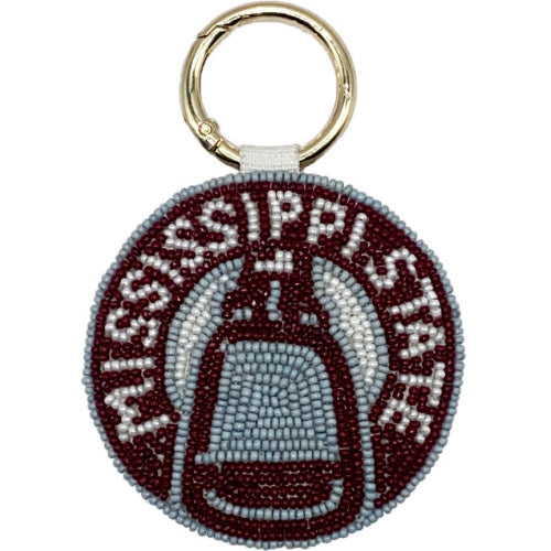 Collegiate Beaded Keychain