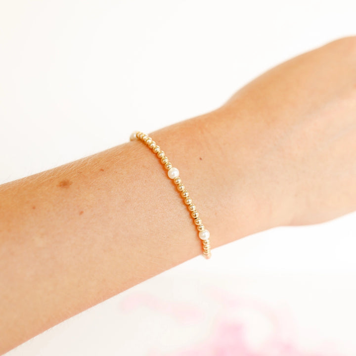 Gold Filled Beaded Bracelets
