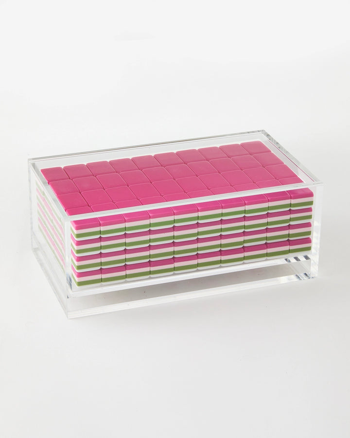 Mahjong Clear Acrylic Box
