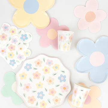 Happy Flowers Plates