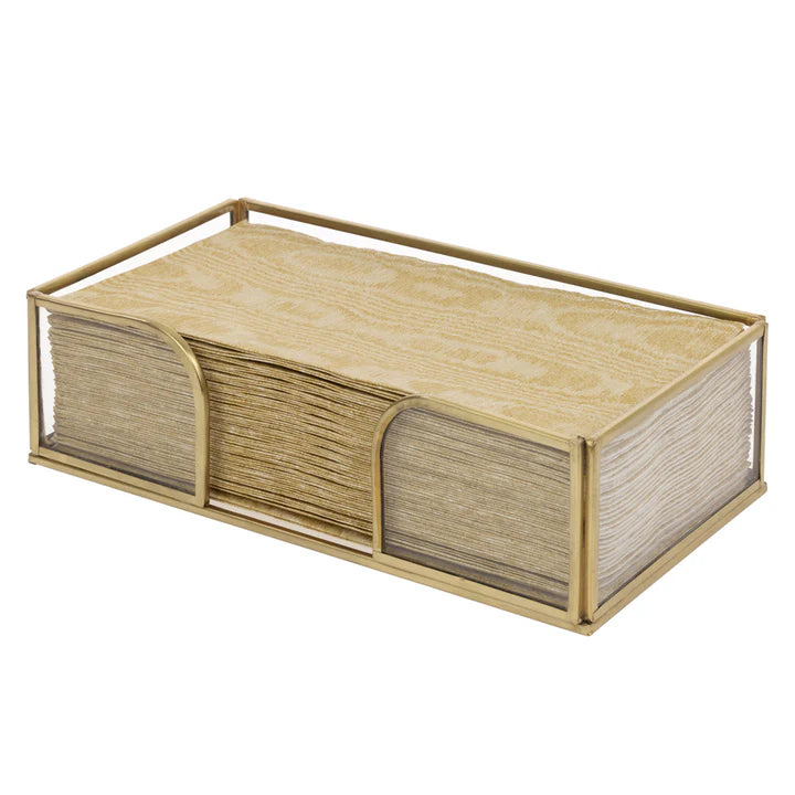 Gold Edge Napkin Holder