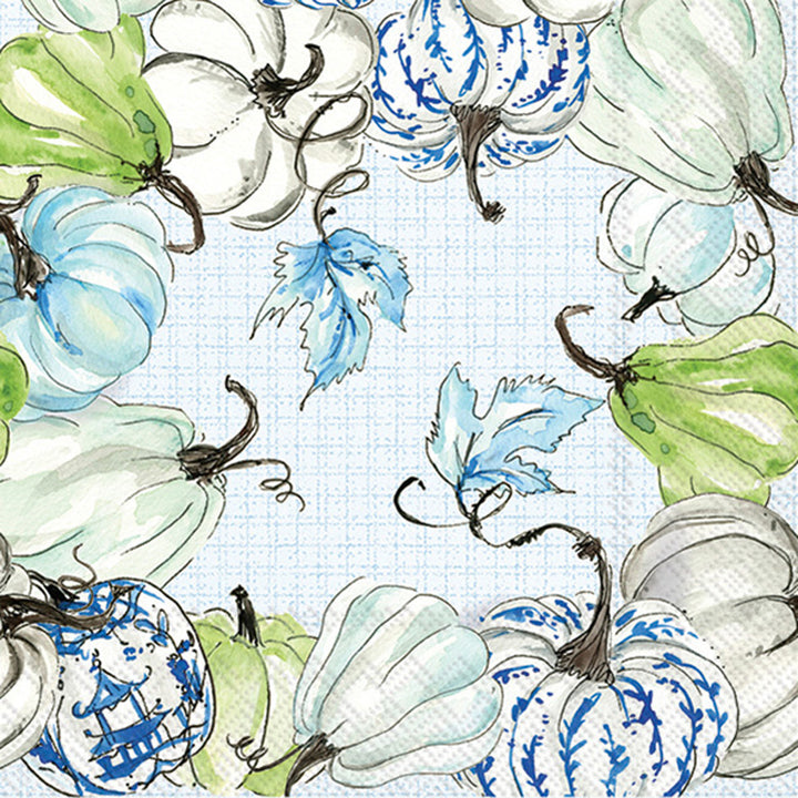 Chinoiserie Stacked Pumpkins Napkin
