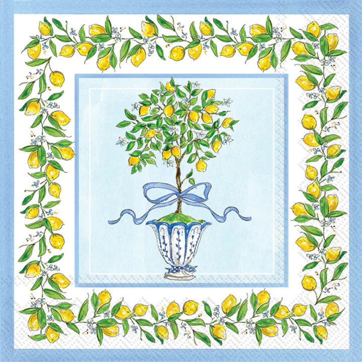 Lemon Topiary Napkin